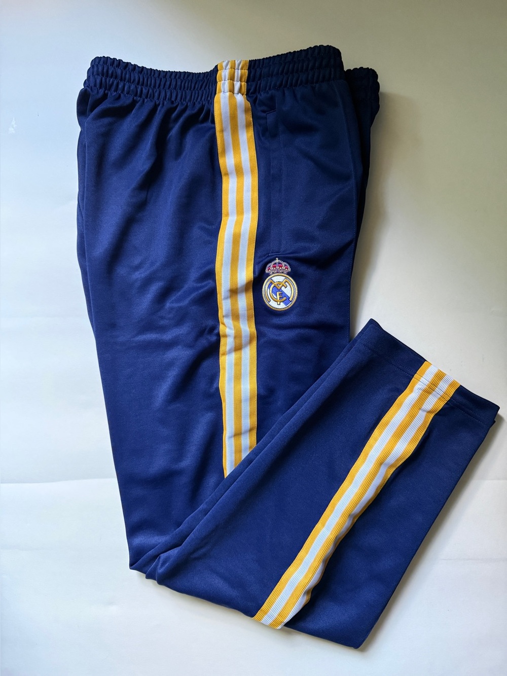Adidas Originals [2XL] Real Madrid CF Men’s Track Pants Navy Blue JZ9151